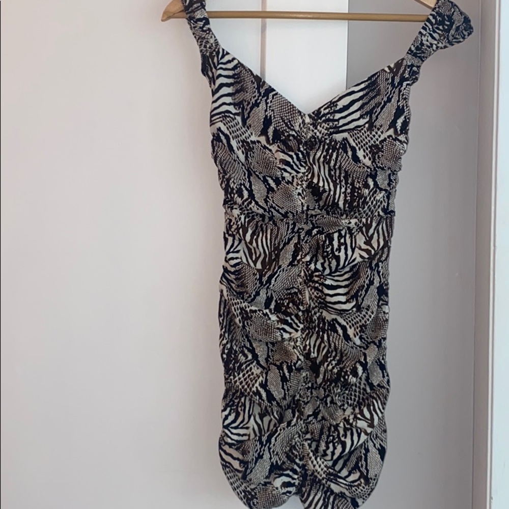Dress animal print